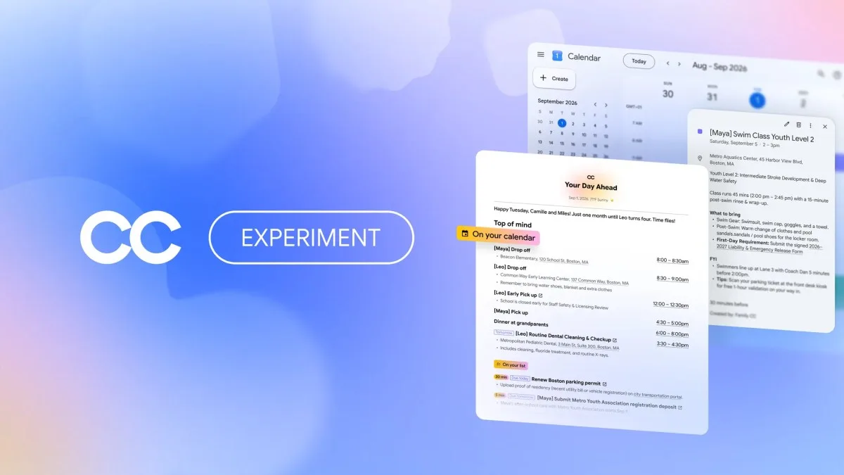 Google'ın Yeni CC Yapay Zekası Artık Ailelerin Ev Yönetimini Koordinate Ediyor