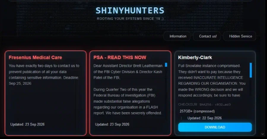 ShinyHunters'dan FBI Açıklaması: Veri Sızması İddiası ve Olayın Detayları