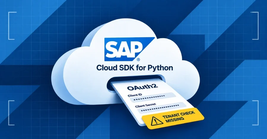 SAP Cloud SDK for Python'da CVSS 10 Açığı: OAuth2 Kimlik Bilgileri Çalınabilir
