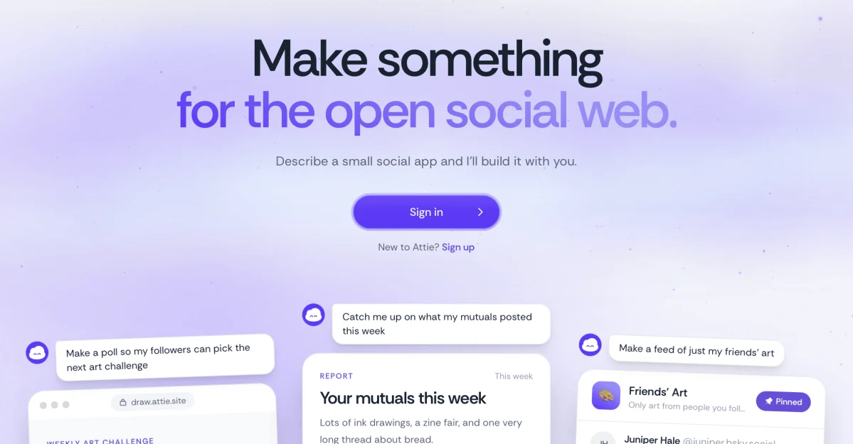 Bluesky'ın Attie Aracı Artık Oyun ve Uygulama Yapmaya İzin Veriyor