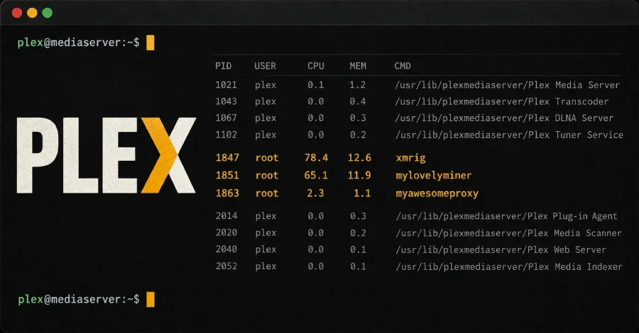 Plex2Shell Açıklarıyla Kripto Madenci ve Proxy Saldırısı