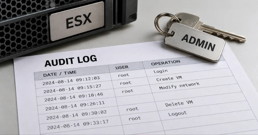 Çin Bağlantılı Warp Panda, VMware ESX Sıfır Gün Açığını Denetim İzlerini Gizlemek İçin Kullandı