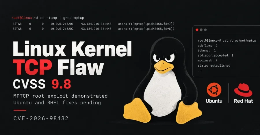 Linux Çekirdeğinde 9.8 CVSS Puanlı TCP Açığı: Ubuntu ve RHEL Hâlâ Yamasız